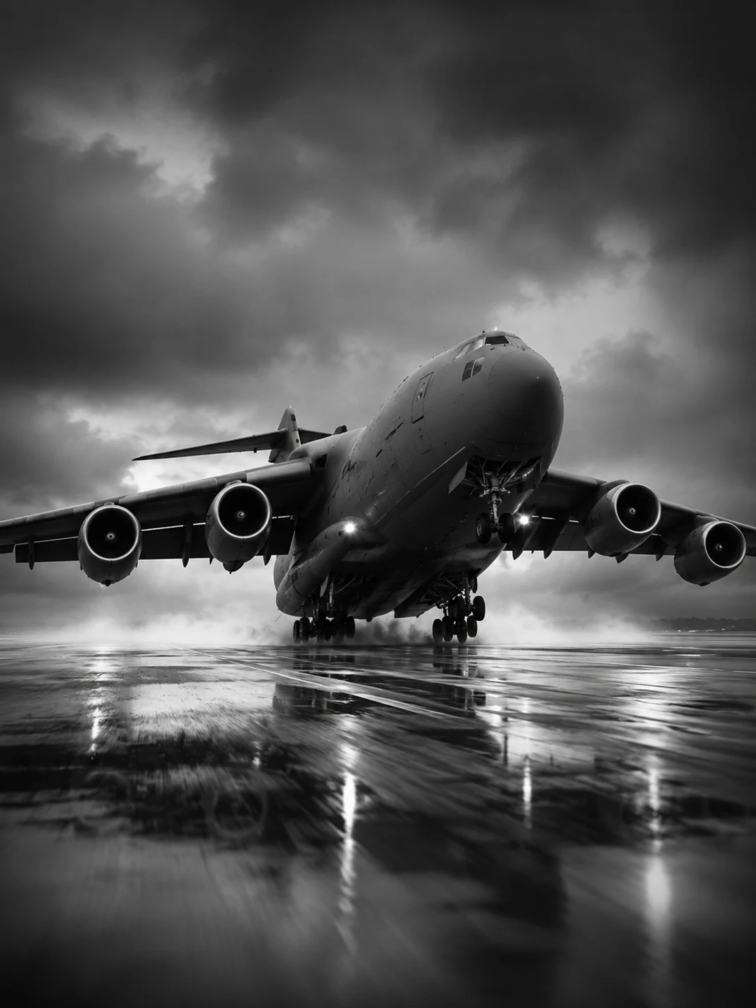 Air cargo at a cargo terminal